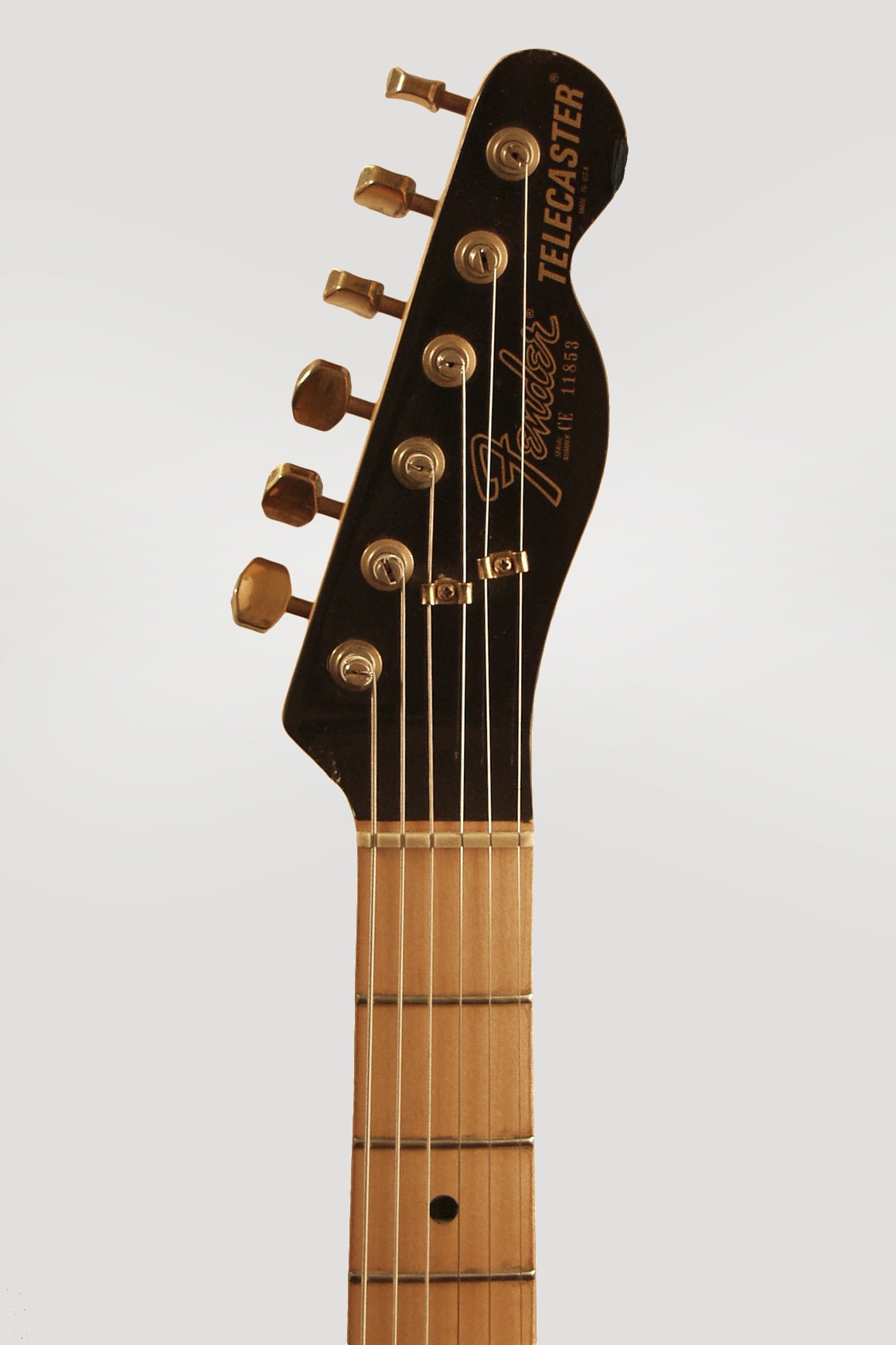 Fender Black and Gold Limited Edition Telecaster Solid Body Electric Guitar (1982)