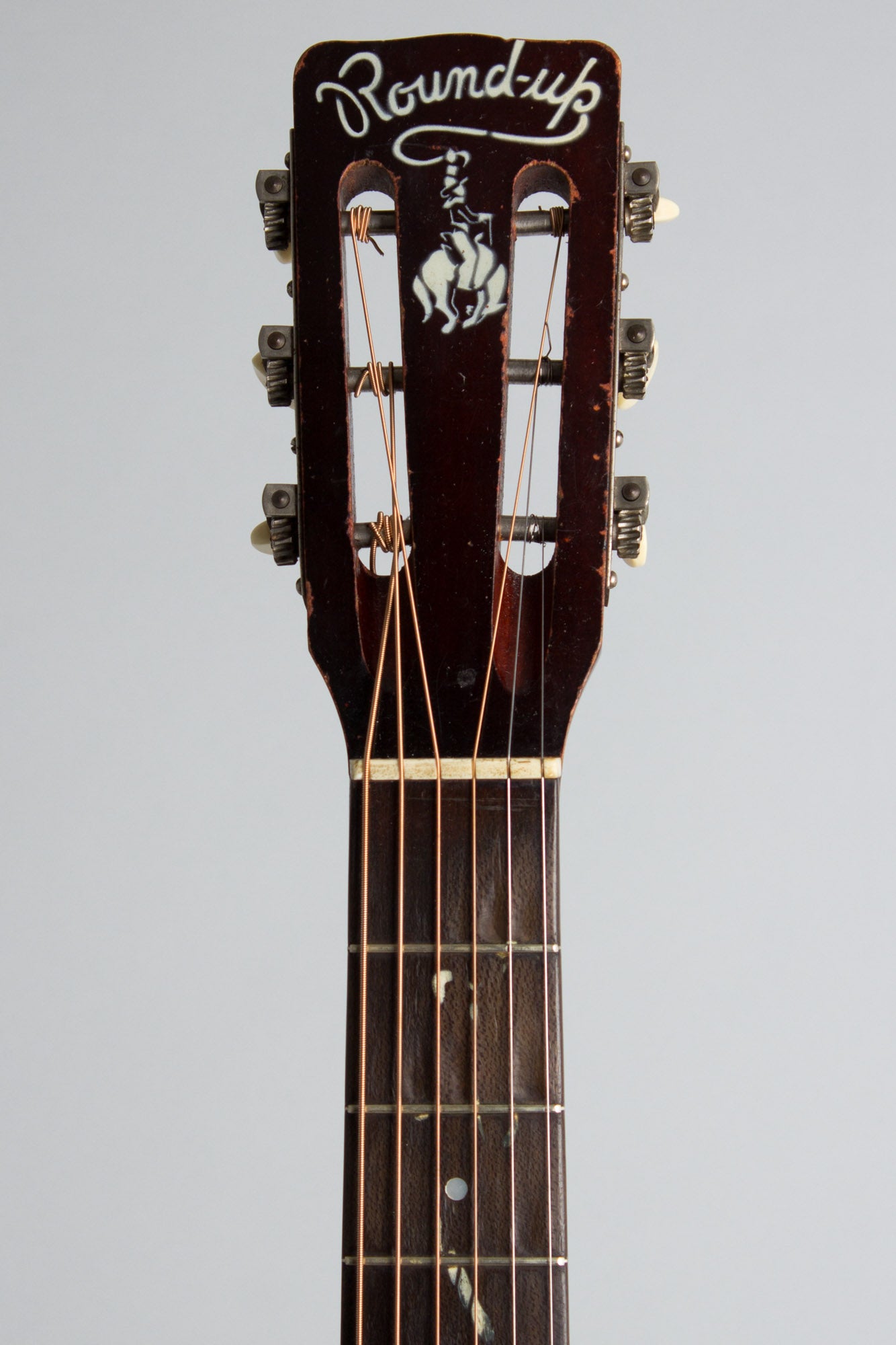 Harmony Supertone Gene Autry Round Up Flat Top Acoustic Guitar (1940)