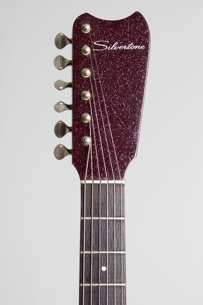 Danelectro Silvertone Model 1457 Amp-In-Case Semi-Hollow Body Electric Guitar (1965)