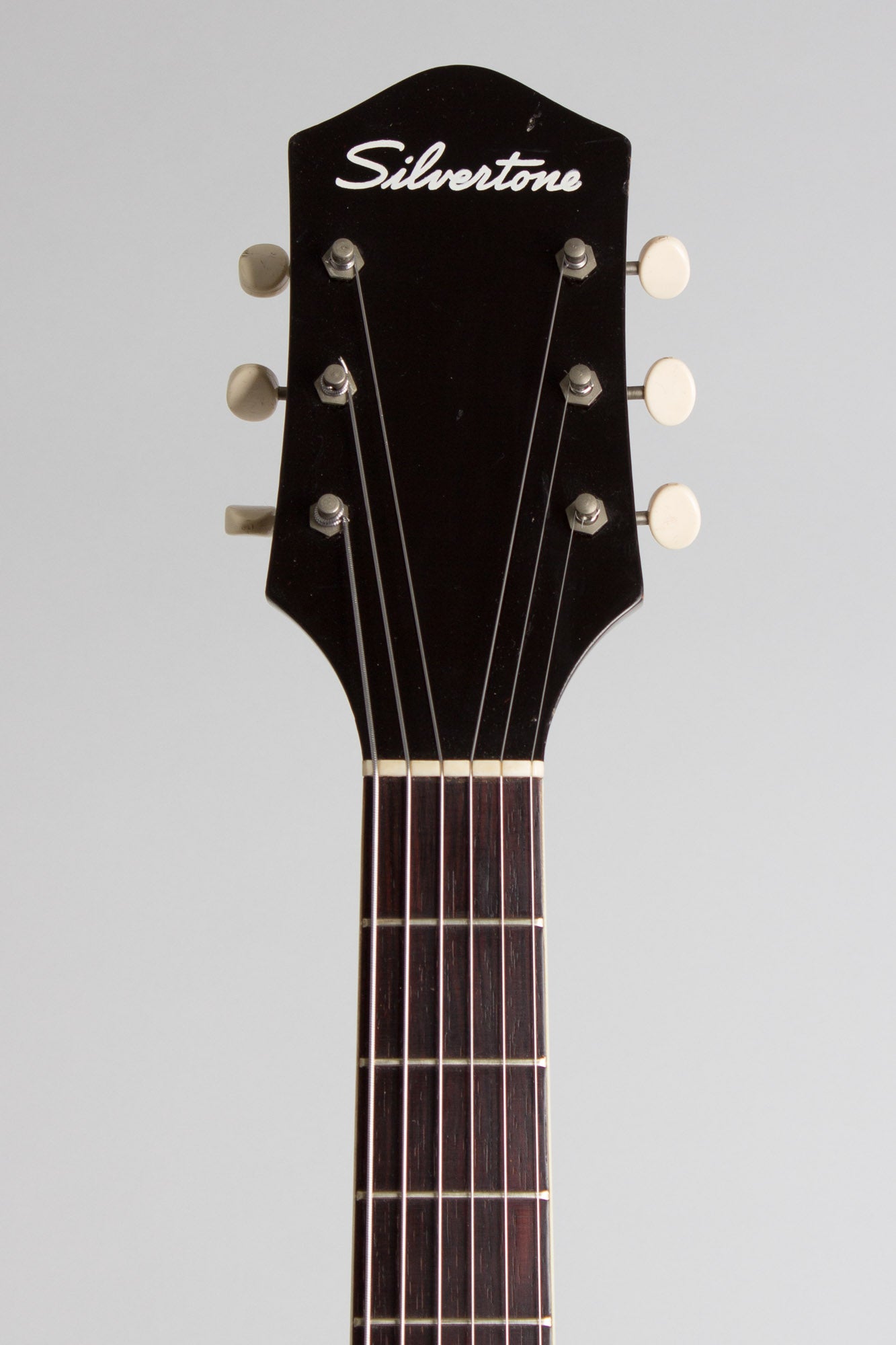 Harmony Silvertone H-61 Arch Top Hollow Body Electric Guitar (1958)