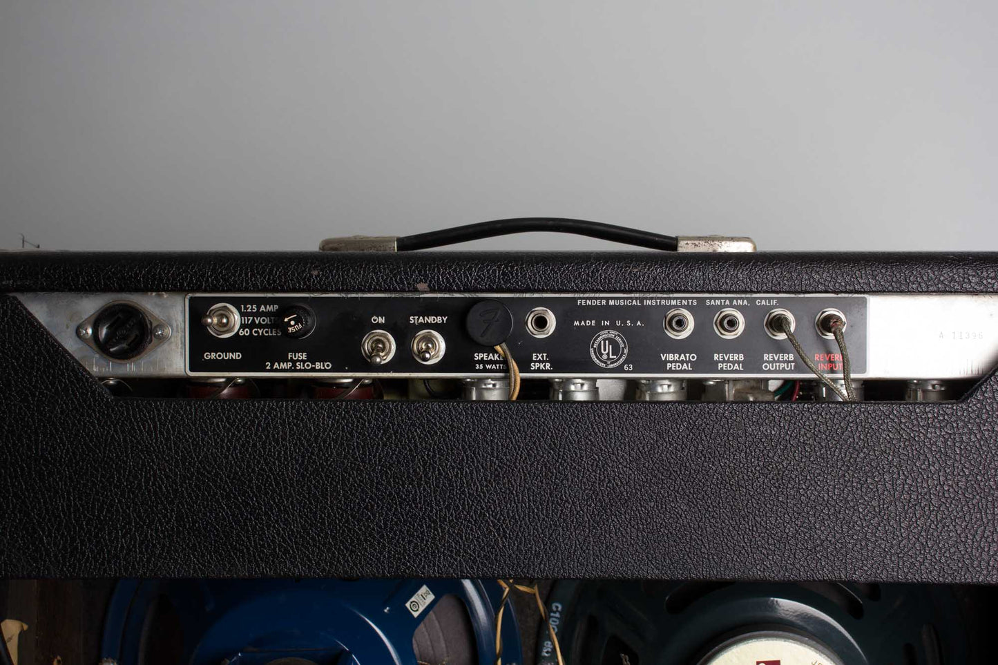 Fender Vibrolux Reverb Owned and Used by Alex Skolnick Tube Amplifier (1968)