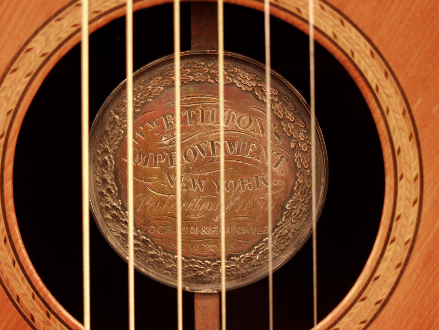 Wm. B. Tilton Flat Top Acoustic Guitar (1870's)