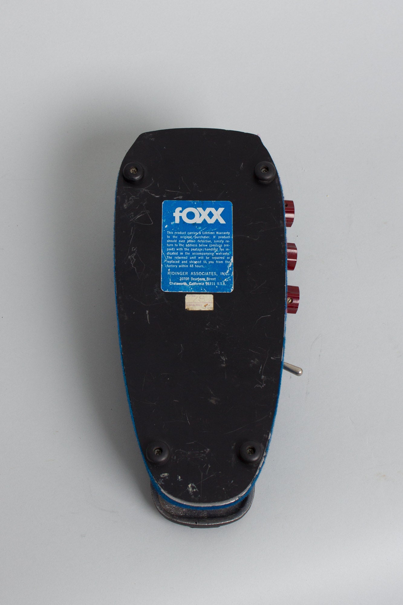 Foxx Fuzz & Wa & Volume Fuzz Effect (1970)