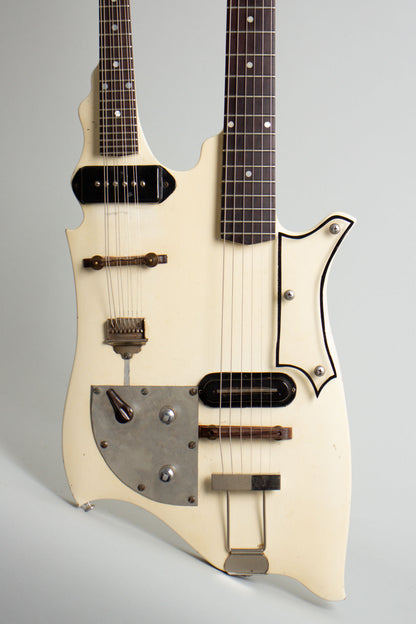 King Whitley Handmade Doubleneck Mandolin Solid Body Electric Guitar (1950s)