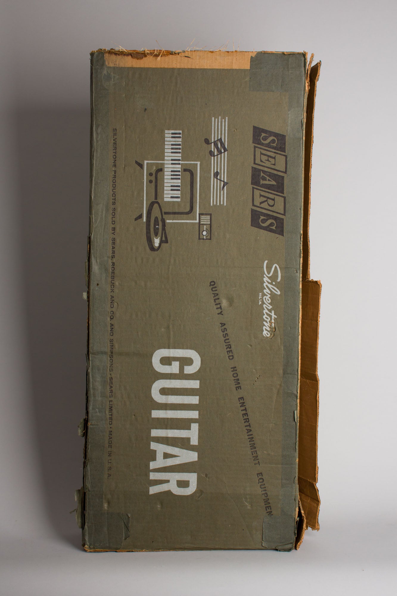 Danelectro Silvertone Model 1448 Semi-Hollow Electric Guitar and Amplifier Set (1965)