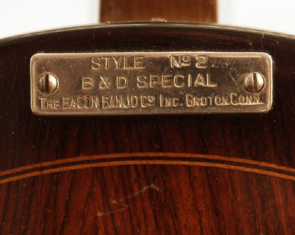 Bacon & Day Special #2 Plectrum Banjo (1938)