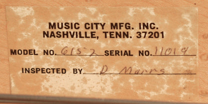 Sho-Bud Maverick Model 6152 Pedal Steel Electric Guitar (1980's)