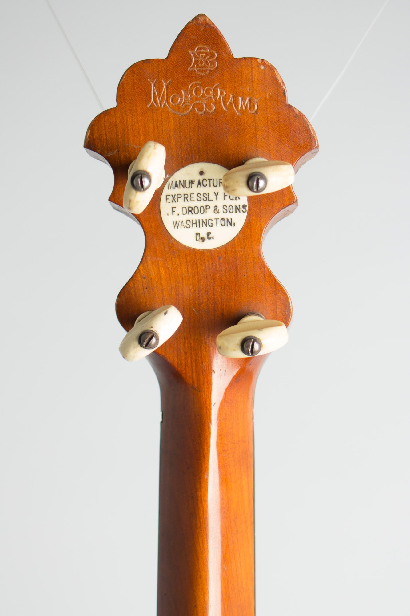 S. S. Stewart S& B Monogram The Amateur Grade 2 5 String Banjo (1905)