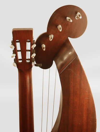 Larson Brothers Dyer Symphony Style 5 Harp Guitar (1910)