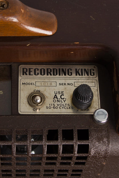 National-Dobro Recording King Model 1016 Tube Amplifier (1942)