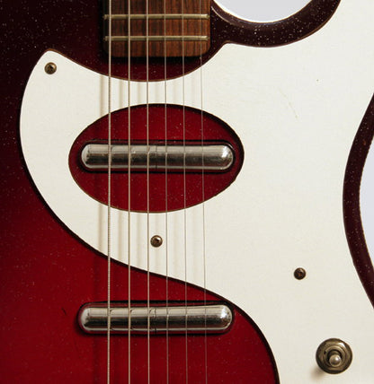 Danelectro Silvertone ""Amp-in-Case"" Semi-Hollow Body Electric Guitar (1965)