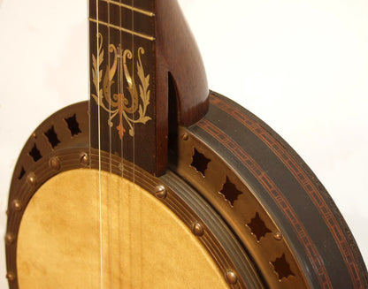 Buckbee Dobson style closed back 5 String Banjo (1880's)