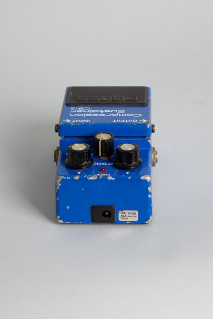 Boss CS-2 Compression Sustainer Owned and Used by Tom Verlaine Compressor Effect (1986)