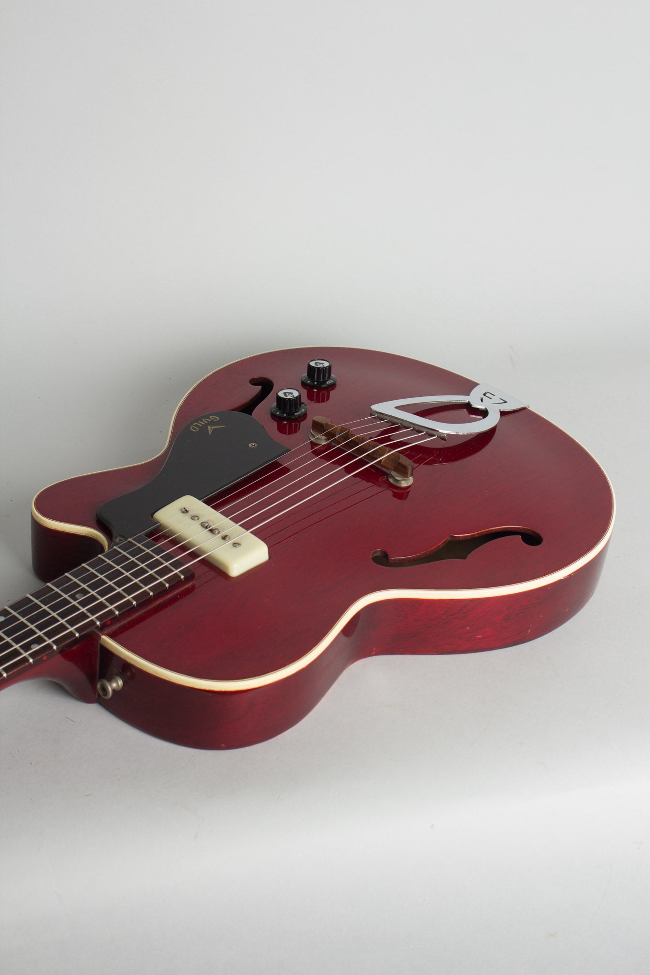 Guild M-65 Freshman Owned and Used by Elliott Sharp Thinline Hollow Body Electric Guitar (1962)