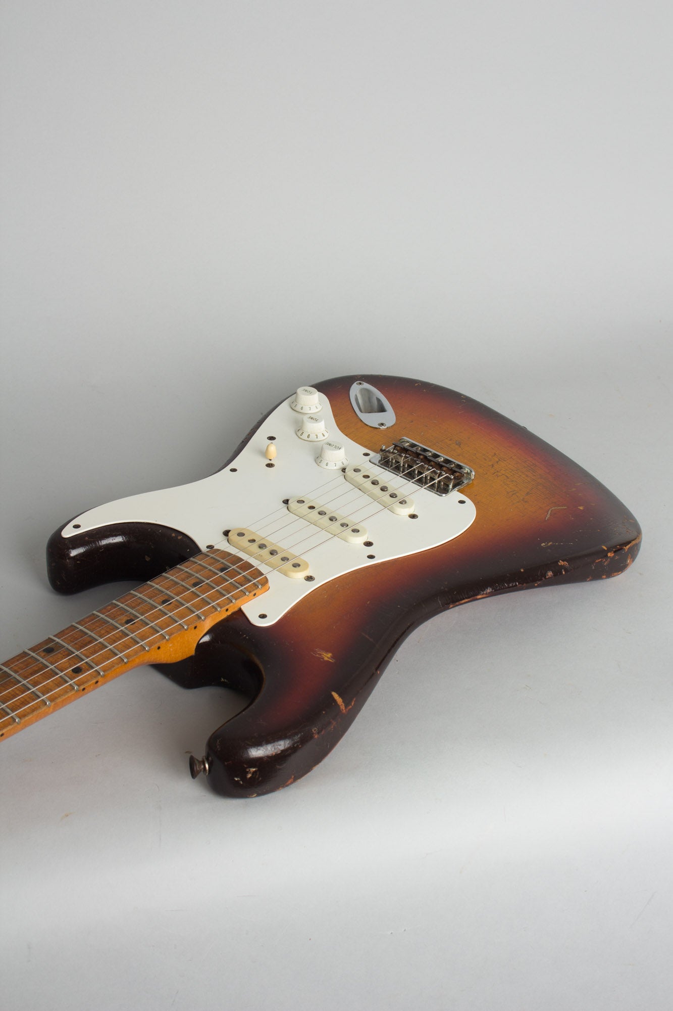 Fender Stratocaster Non Tremolo Solid Body Electric Guitar (1958)