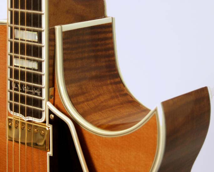 David Nichols 17"" Cutaway Arch Top Acoustic Guitar (1995)
