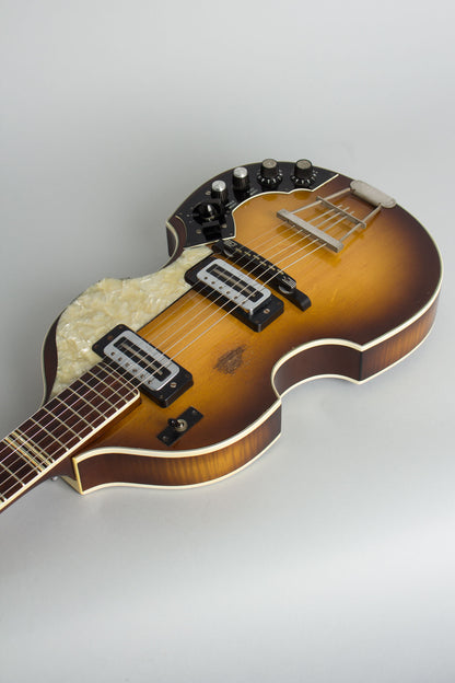 Hofner Model 459TZ Semi-Hollow Body Electric Guitar (1968)