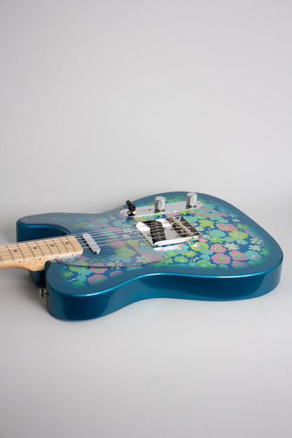 Fender Blue Floral Telecaster Solid Body Electric Guitar (2017)