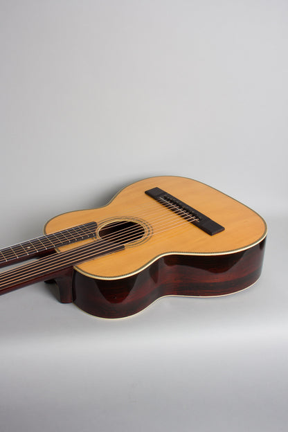 Harmony Supertone #12E 650 1/4 Harp Guitar (1918)