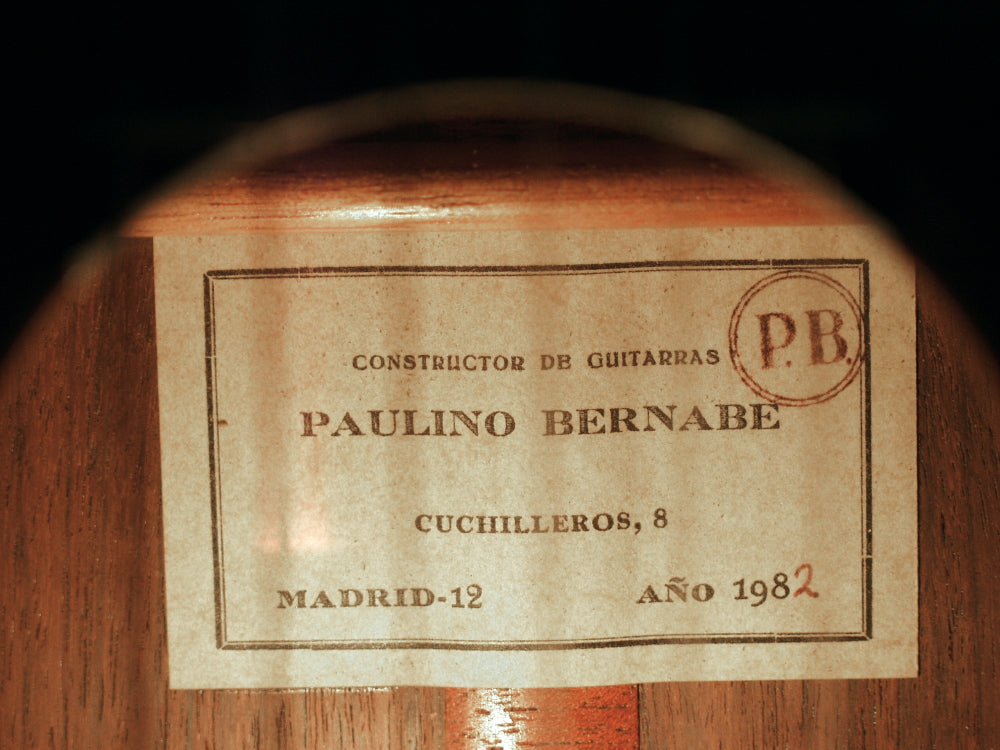 Paulino Bernabe Classical Guitar (1982)