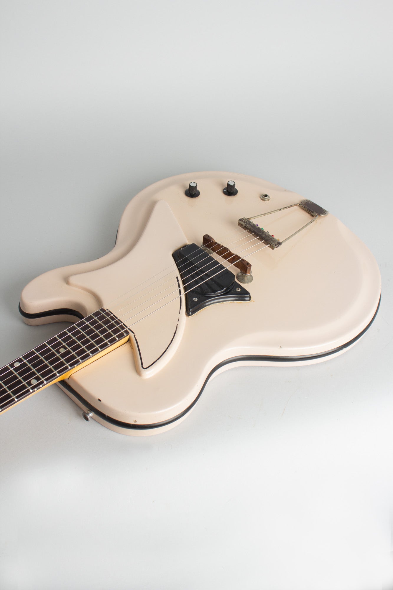 National Studio 66 owned and used by Elliott Sharp Semi-Hollow Body Electric Guitar (1961)