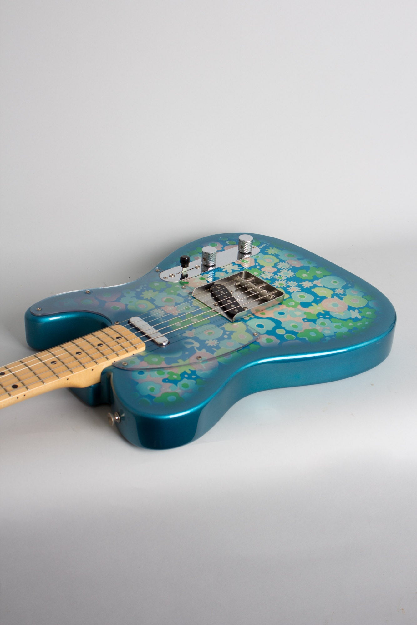 Fender Blue Floral Telecaster Solid Body Electric Guitar (2006)