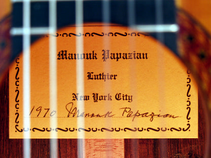 Manouk Papazian Classical Guitar (1970)