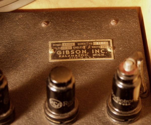 Gibson EH-150 Tube Amplifier (Aug. 1937)