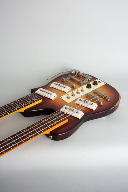 Carvin #4 BS Double Neck Bass & Guitar Solid Body Electric Guitar (1966)