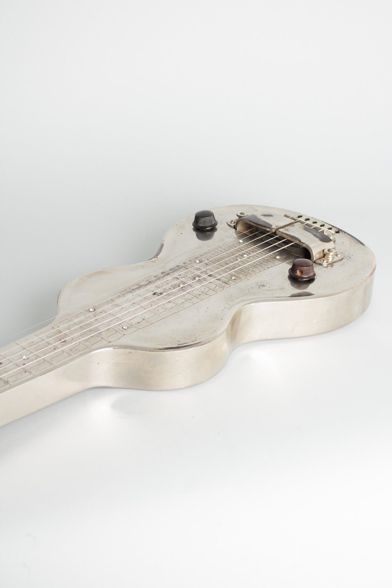 Rickenbacker Silver Hawaiian Lap Steel Electric Guitar (1938)