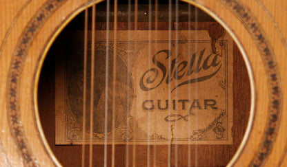 Oscar Schmidt Stella Jumbo 12 String Flat Top Acoustic Guitar (1925)