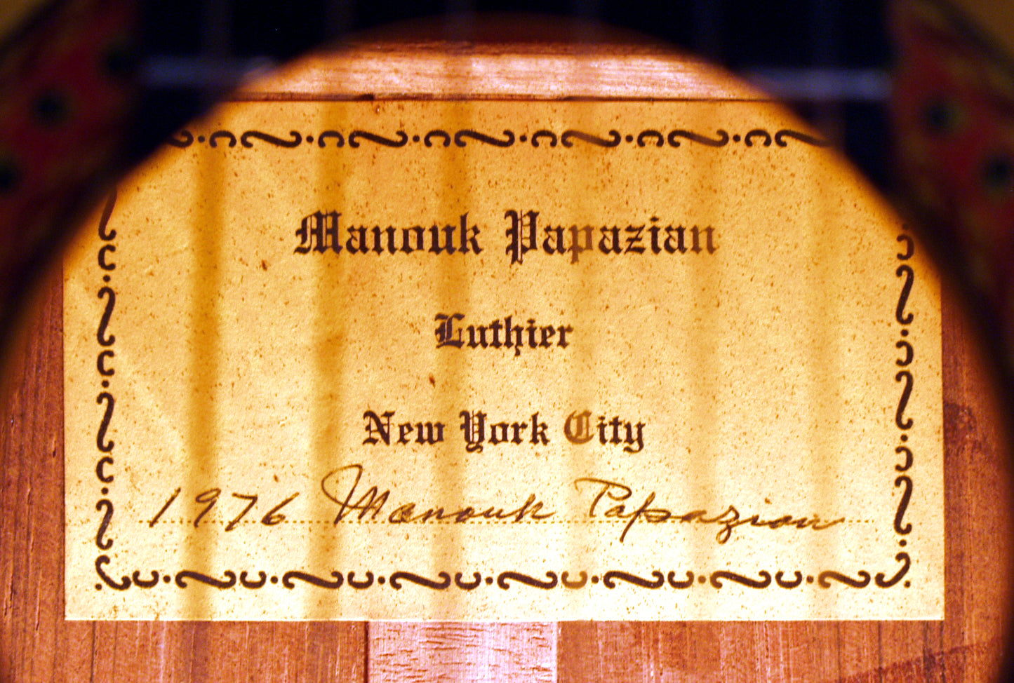 Manouk Papazian Classical Guitar (1976)