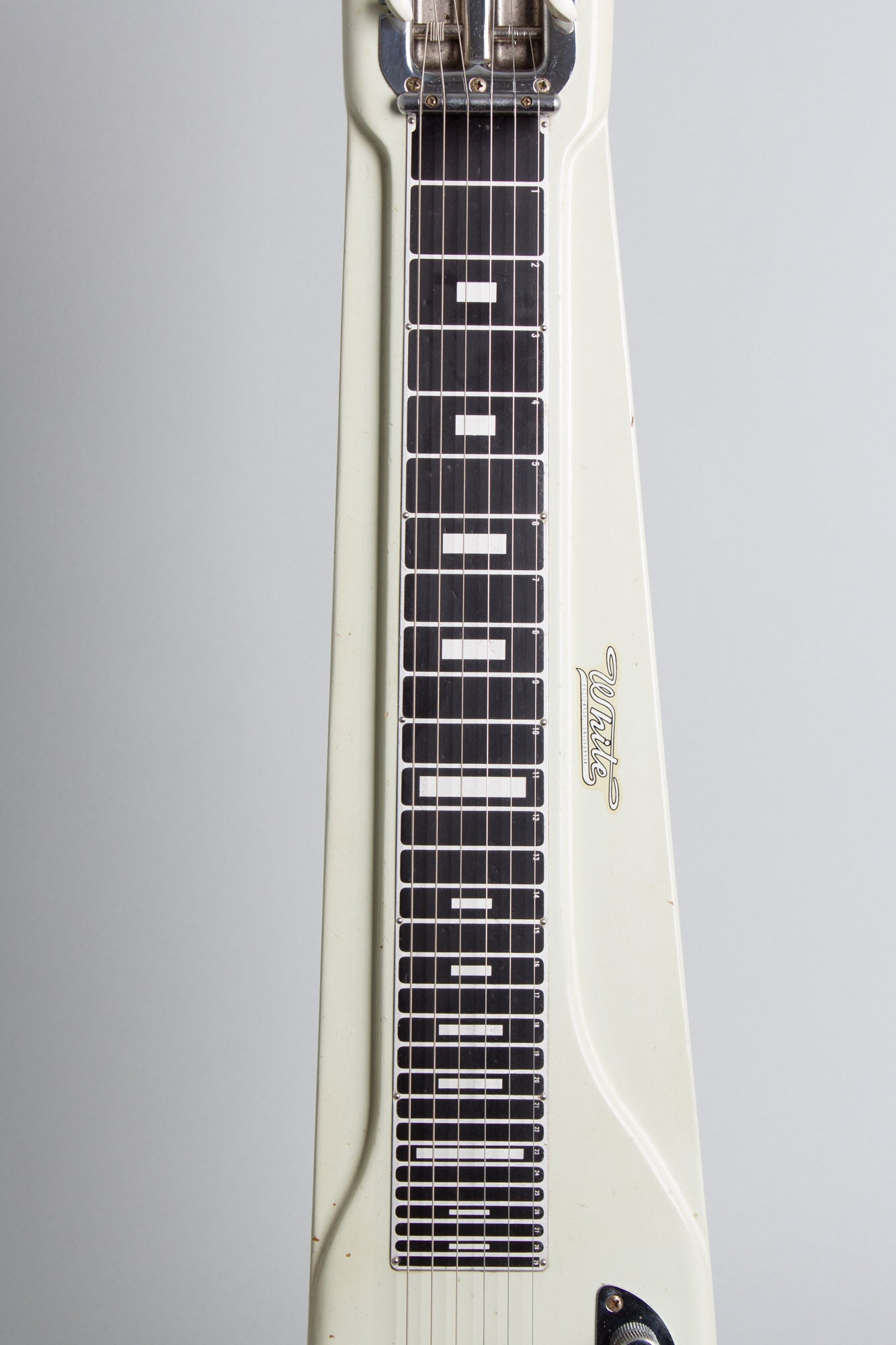 Fender White High Steel Electric Guitar (1956)