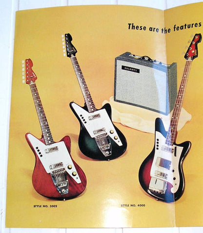 Galanti Grand Prix Model 3002 Solid Body Electric Guitar (1965)
