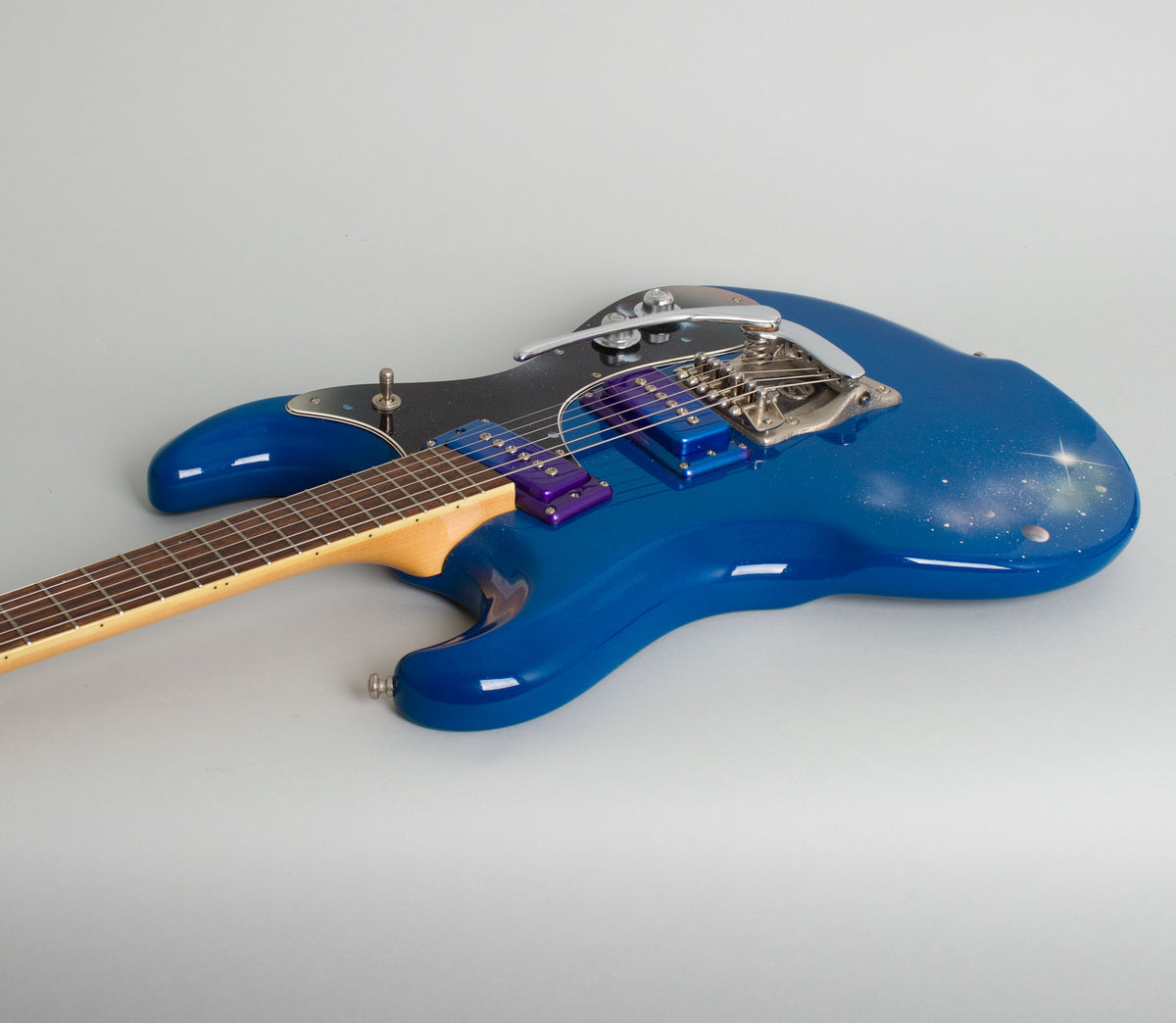 Mosrite Semie Moseley Model Handpainted by Wayne Jarrett Solid Body Electric Guitar (1992)