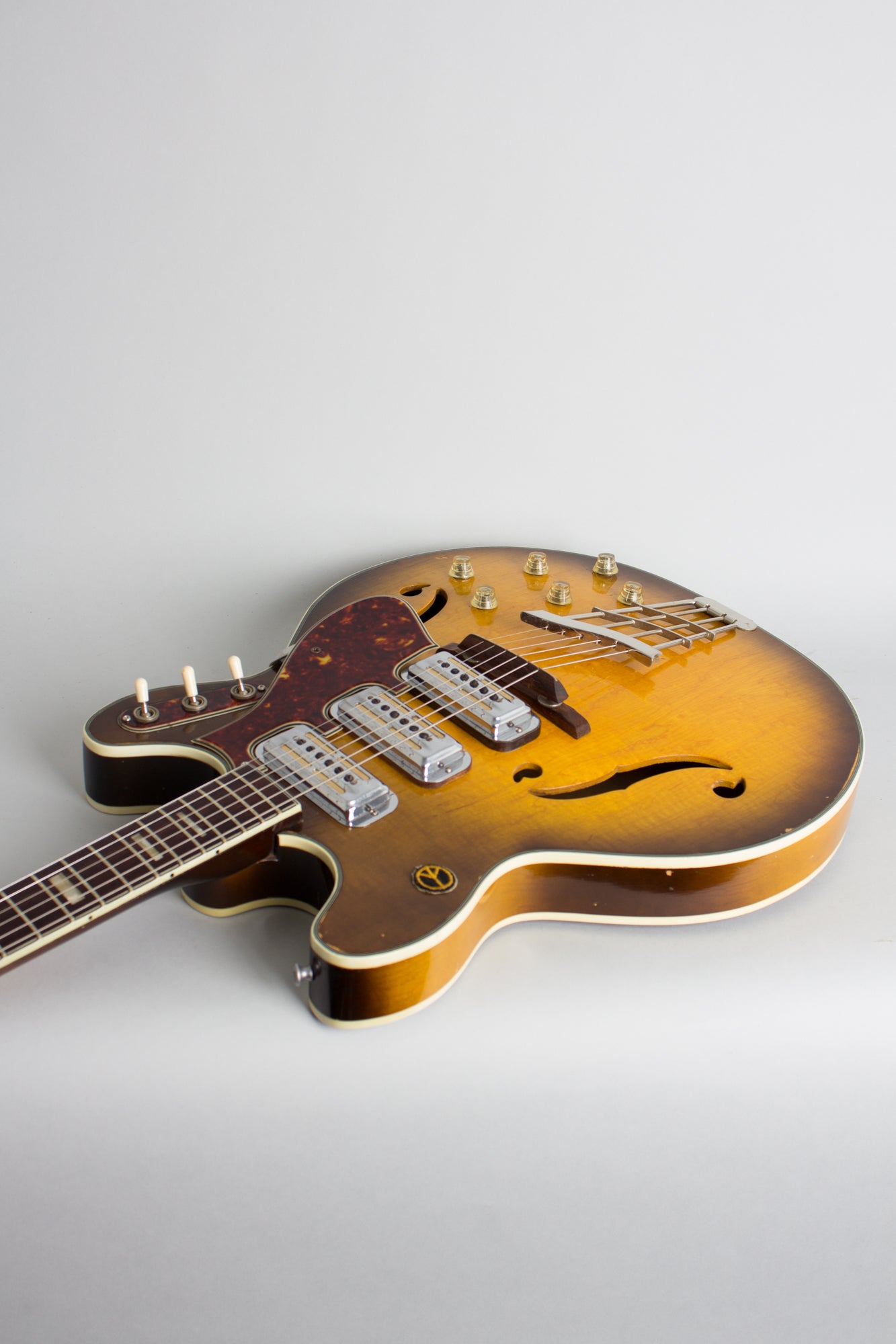 Harmony H-75 Thinline Hollow Body Electric Guitar (1960)