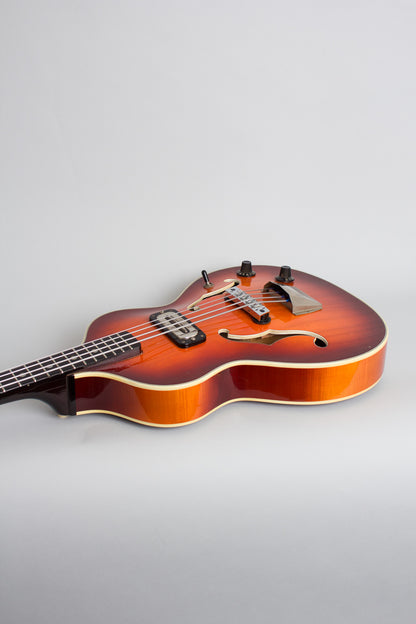 Hoyer Model 43 London Bass Semi-Hollow Body Electric Bass Guitar (1967)