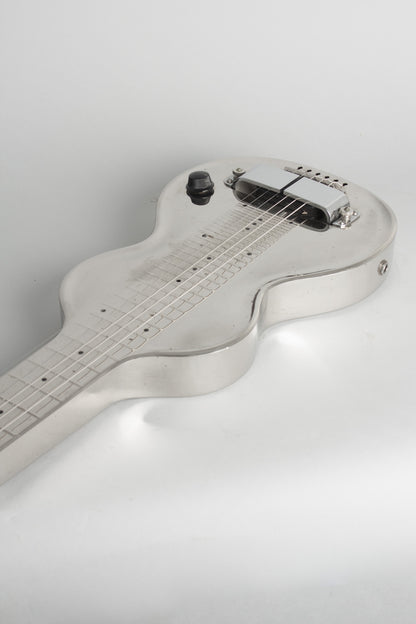 Rickenbacker Silver Hawaiian Lap Steel Electric Guitar (1937)