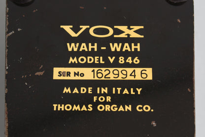 Vox V846 Wah-Wah Pedal Effect (1973)