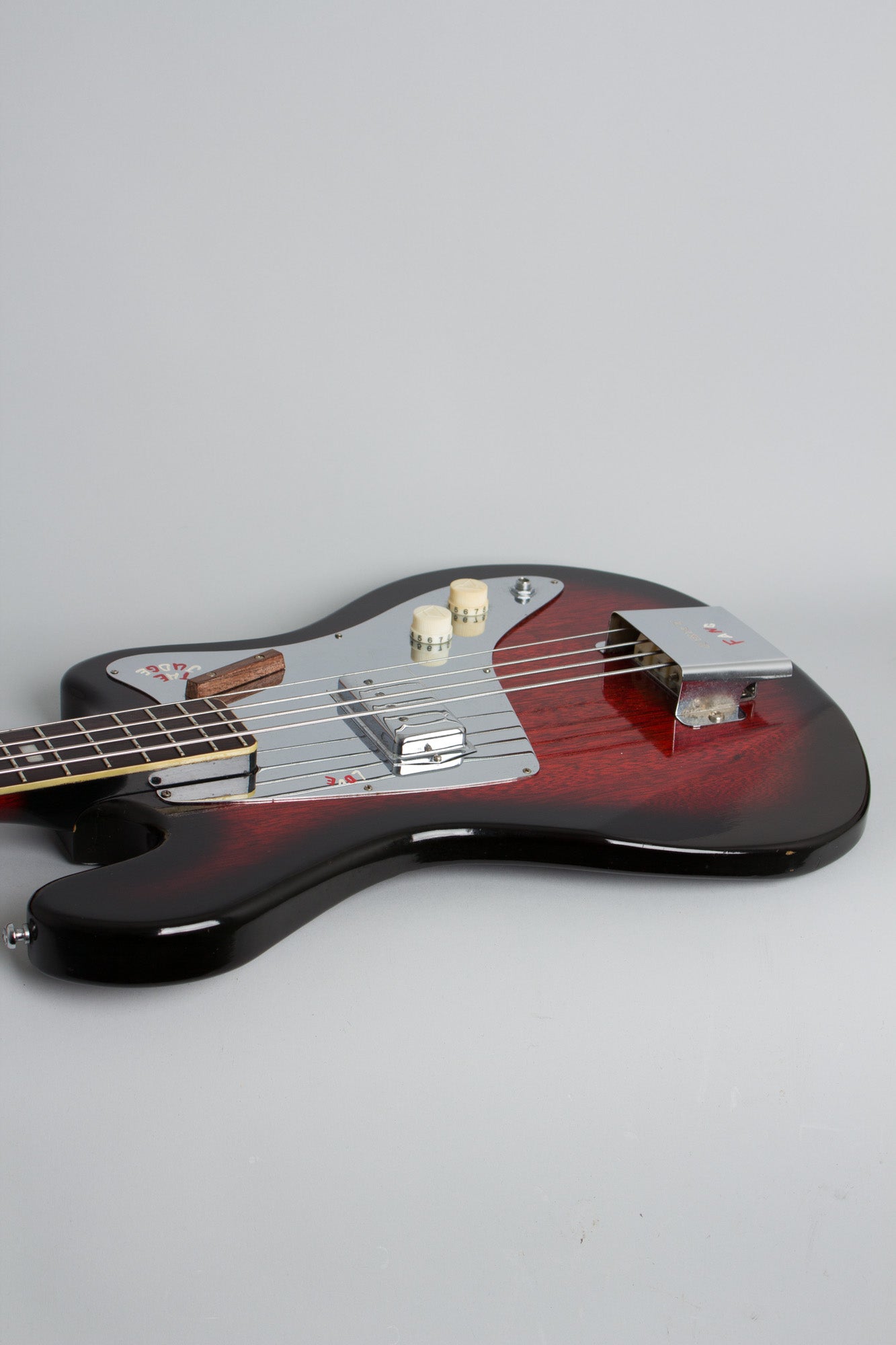 Teisco Kent Model 534 Basin Street Solid Body Electric Bass Guitar (1965)