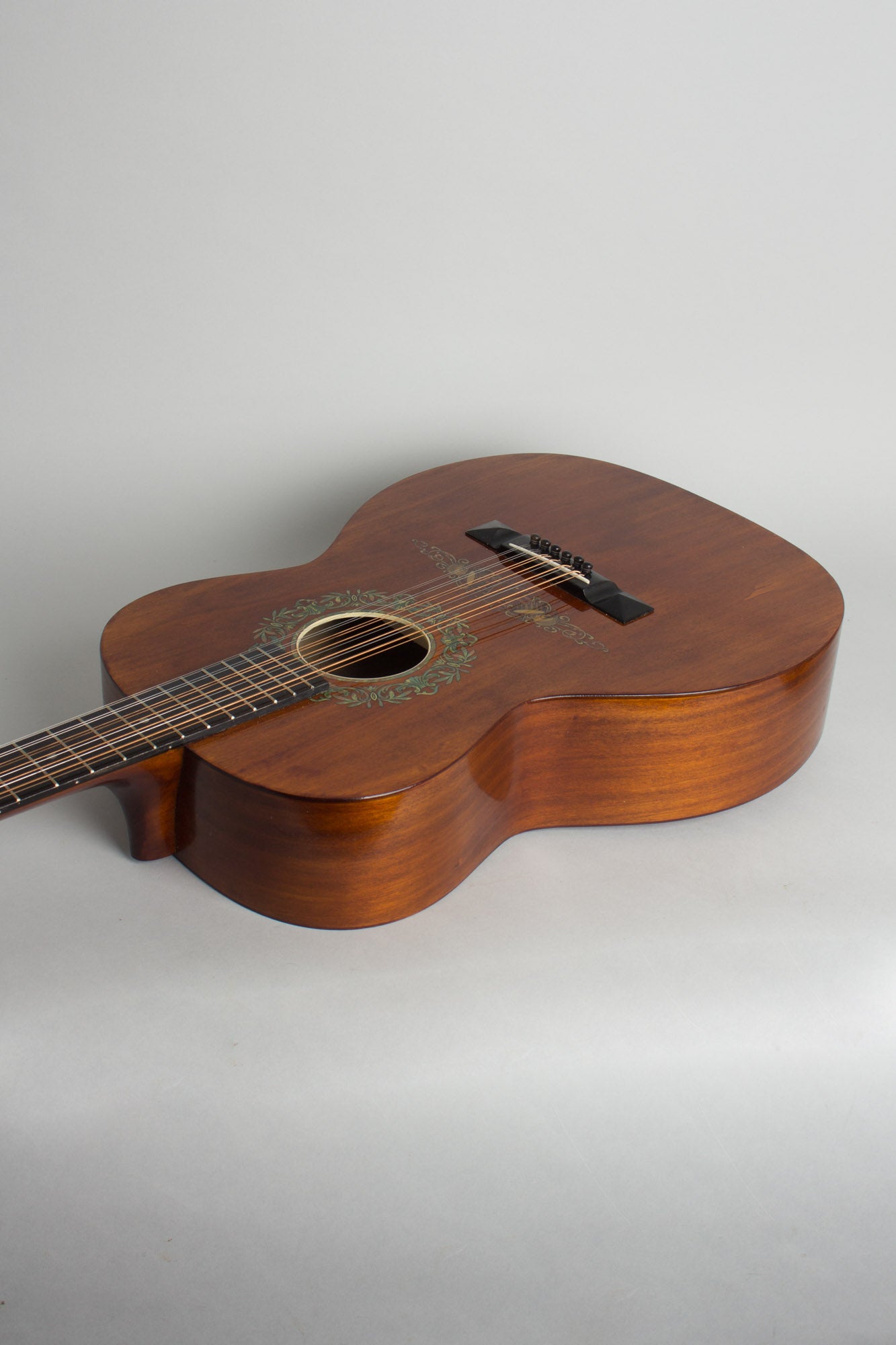 Fraulini Francesca Decal Model 12 String Flat Top Acoustic Guitar