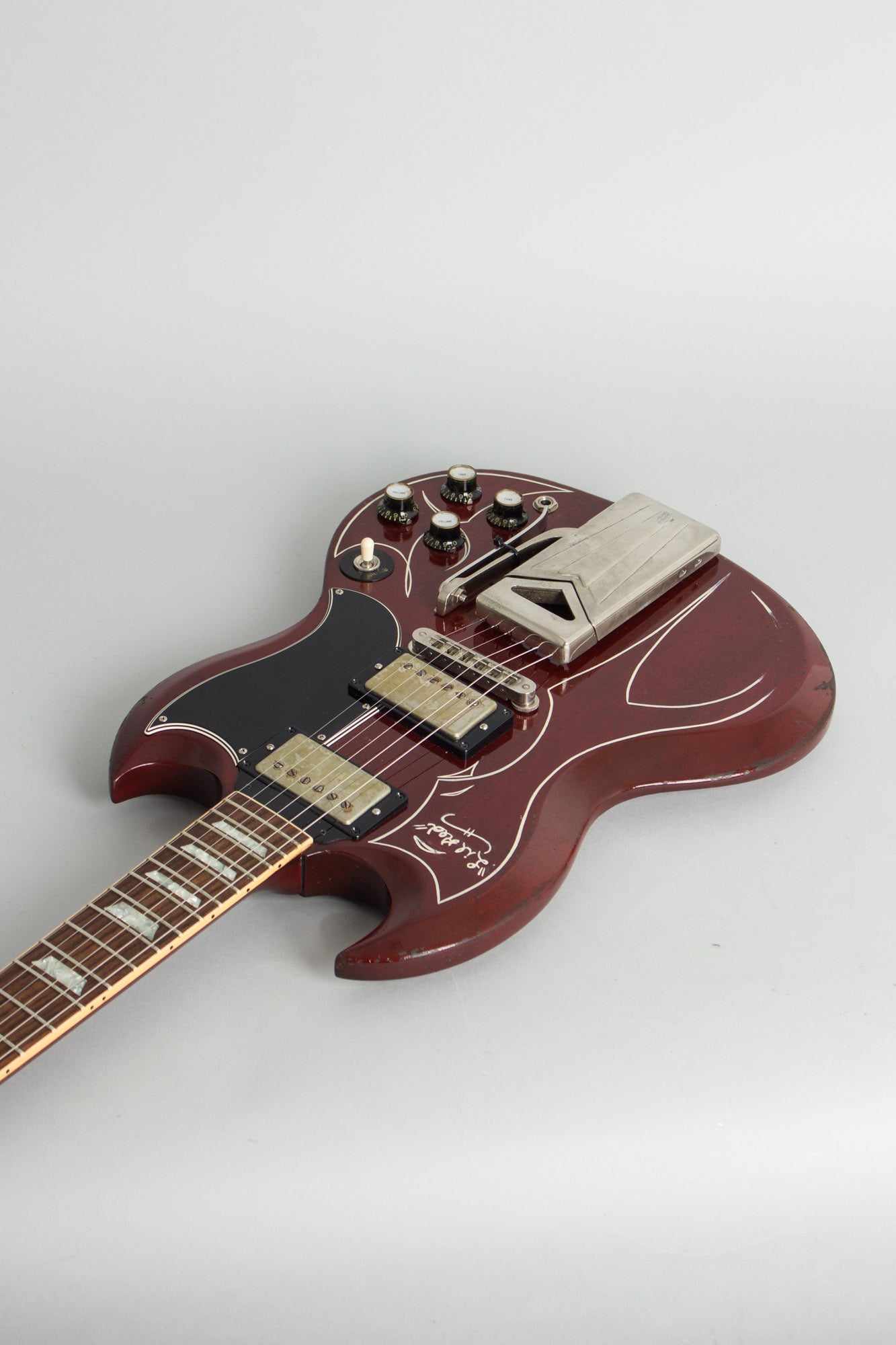 Gibson SG/Les Paul Standard Custom Billy Gibbons Lil' Red Replica Solid Body Electric Guitar (2005)