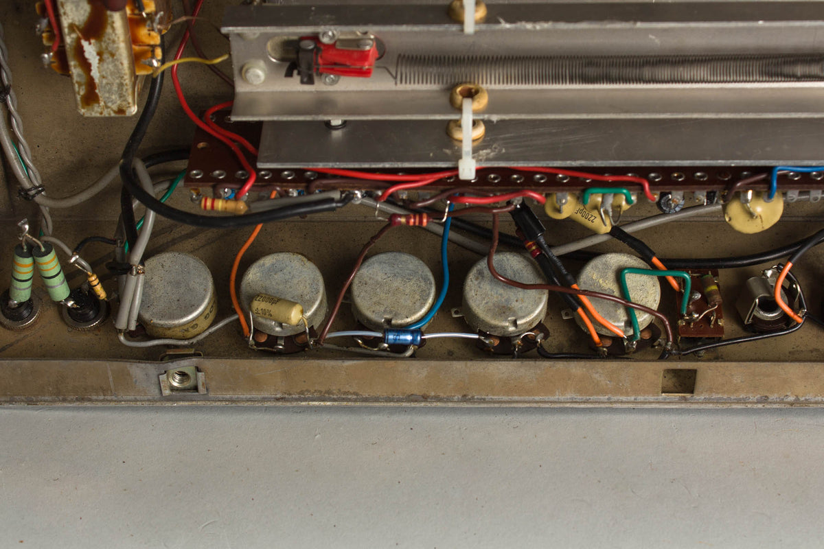 Vox Model UL 7120 Hybrid Head and Cabinet Amplifier (1966)