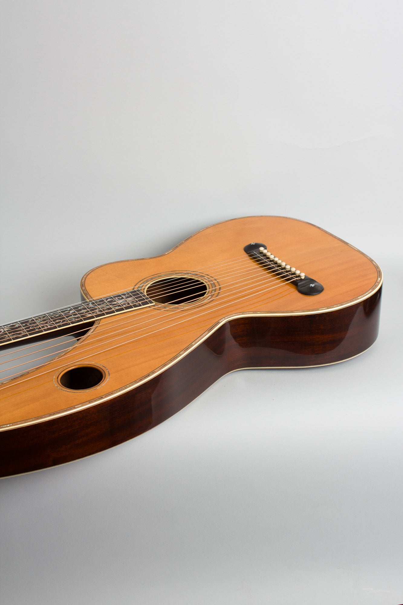 Larson Brothers Dyer Symphony Style 8 5-Bass Harp Guitar (1910)