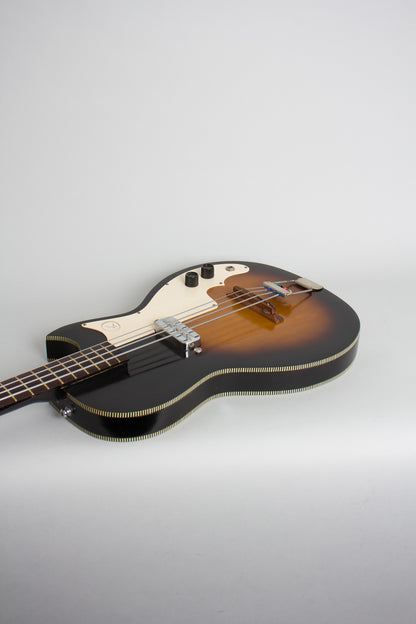 Kay K-5915 Semi-Hollow Body Electric Bass Guitar (1965)
