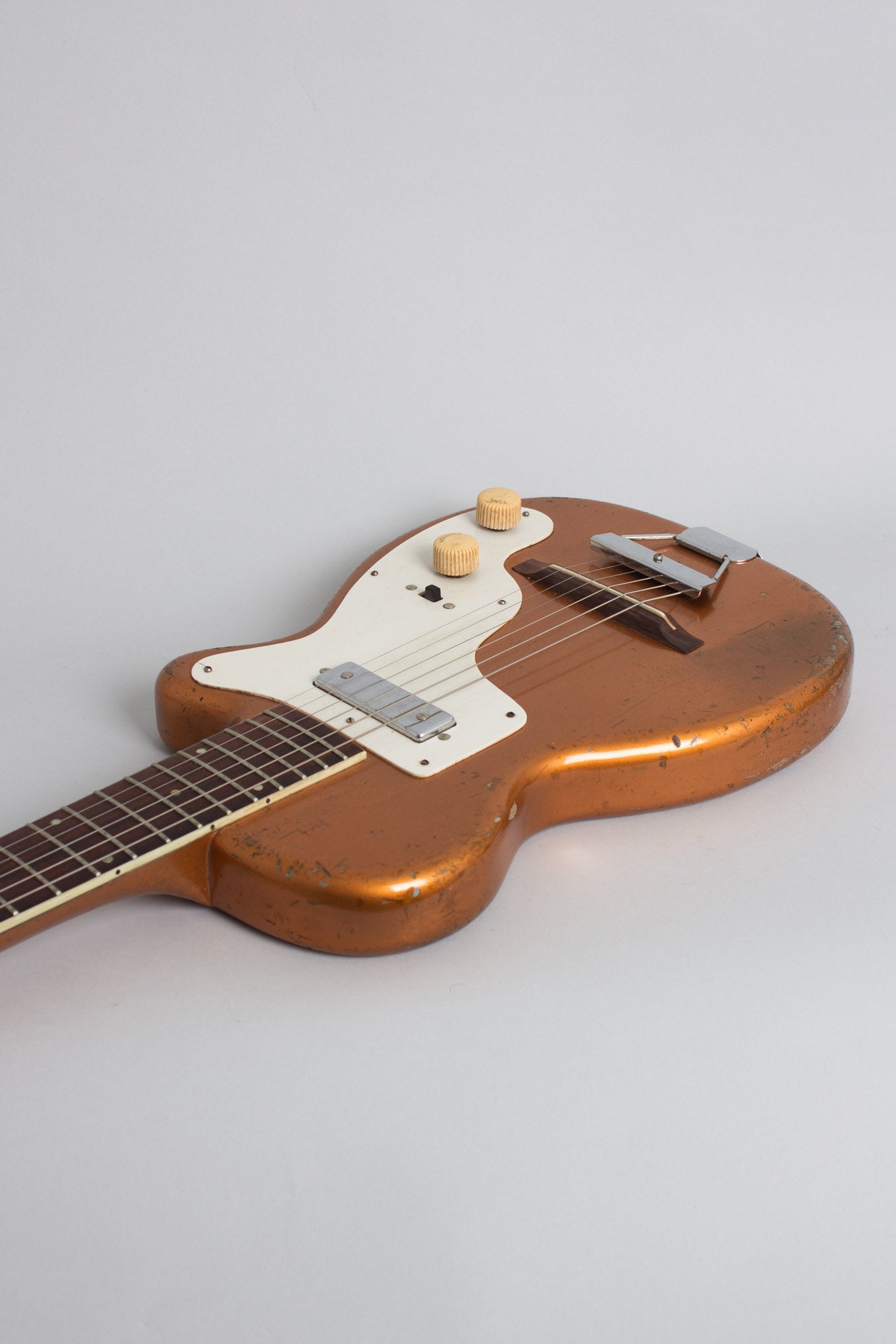 Harmony H-44 Stratotone Solid Body Electric Guitar (1955)