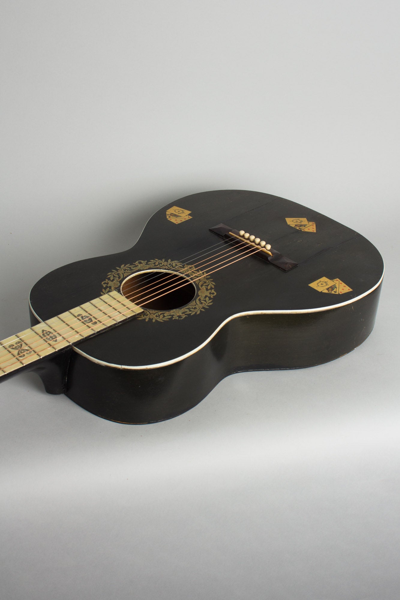Stella Gambler Grand Concert Flat Top Acoustic Guitar (1930)