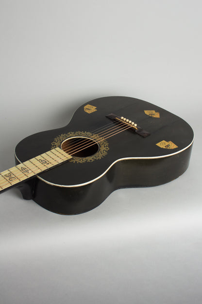 Stella Gambler Grand Concert Flat Top Acoustic Guitar (1930)