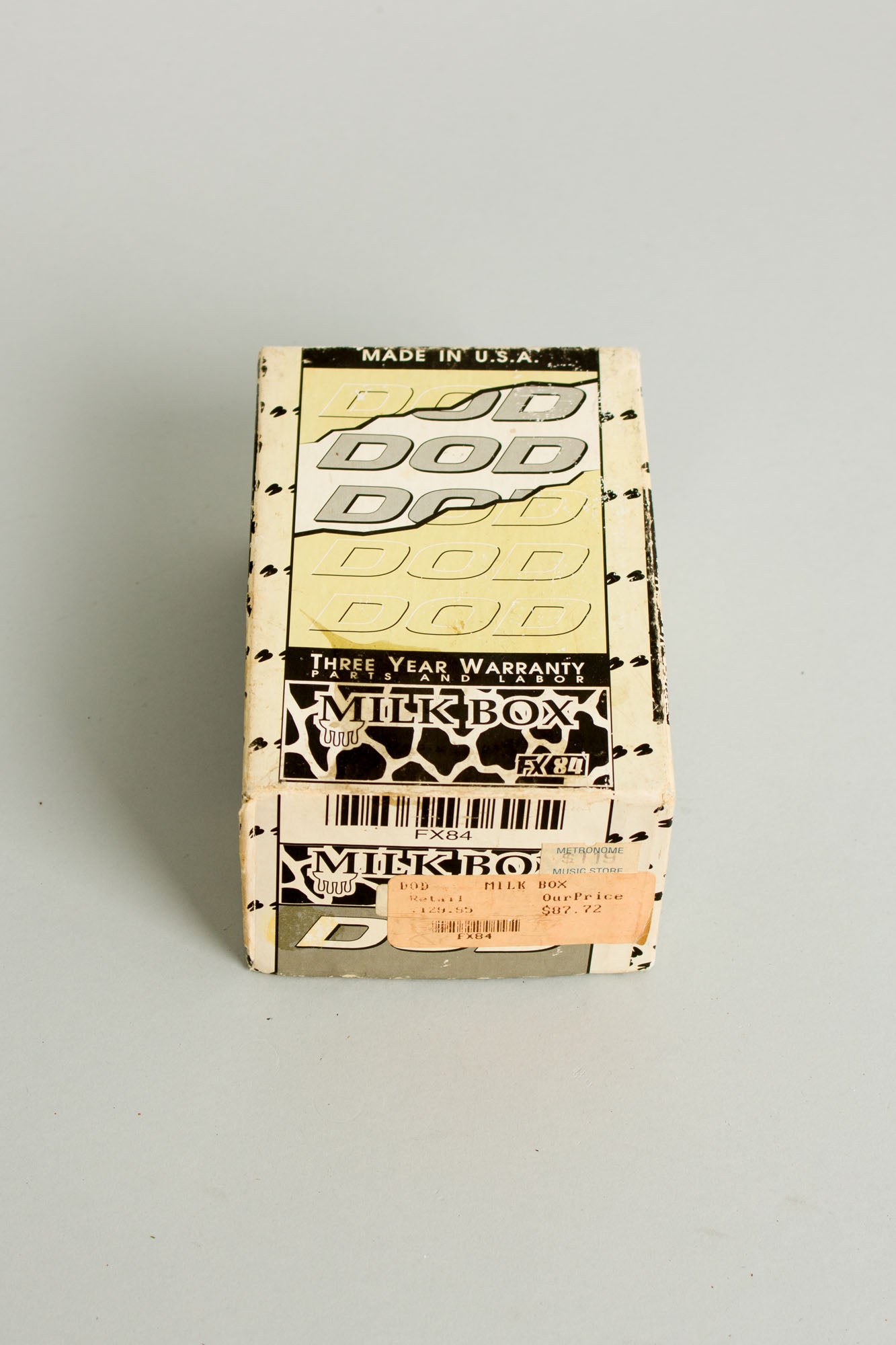 DOD FX84 Milk Box Owned and Used by Tom Verlaine Compressor Effect (1996)