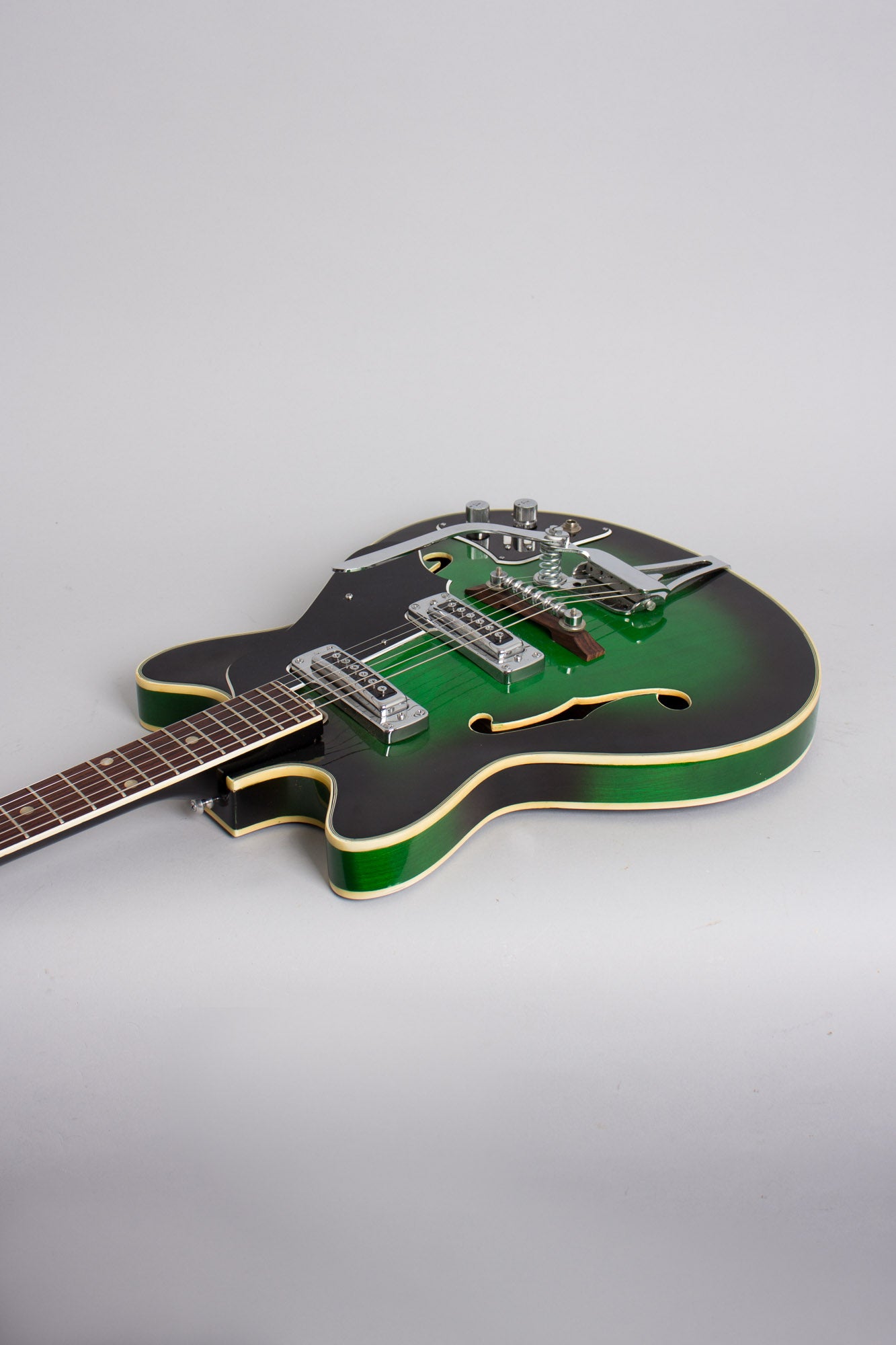Kawai Decca Owned and Used by Elliott Sharp Thinline Hollow Body Electric Guitar (1967)